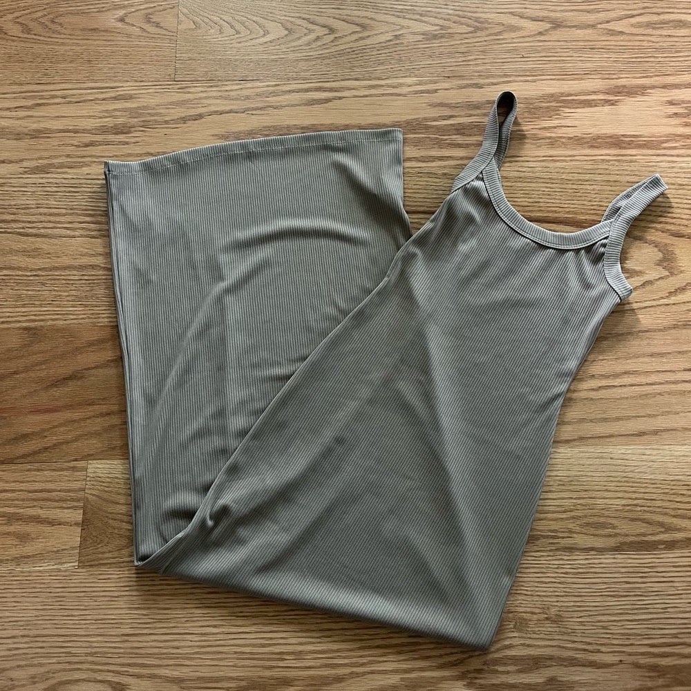 Thanne taupe tank dress